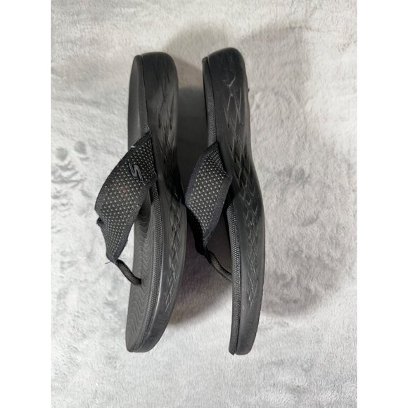Skechers On The Go 600 women's Black Flip Flops Size - Picture 13 of 15